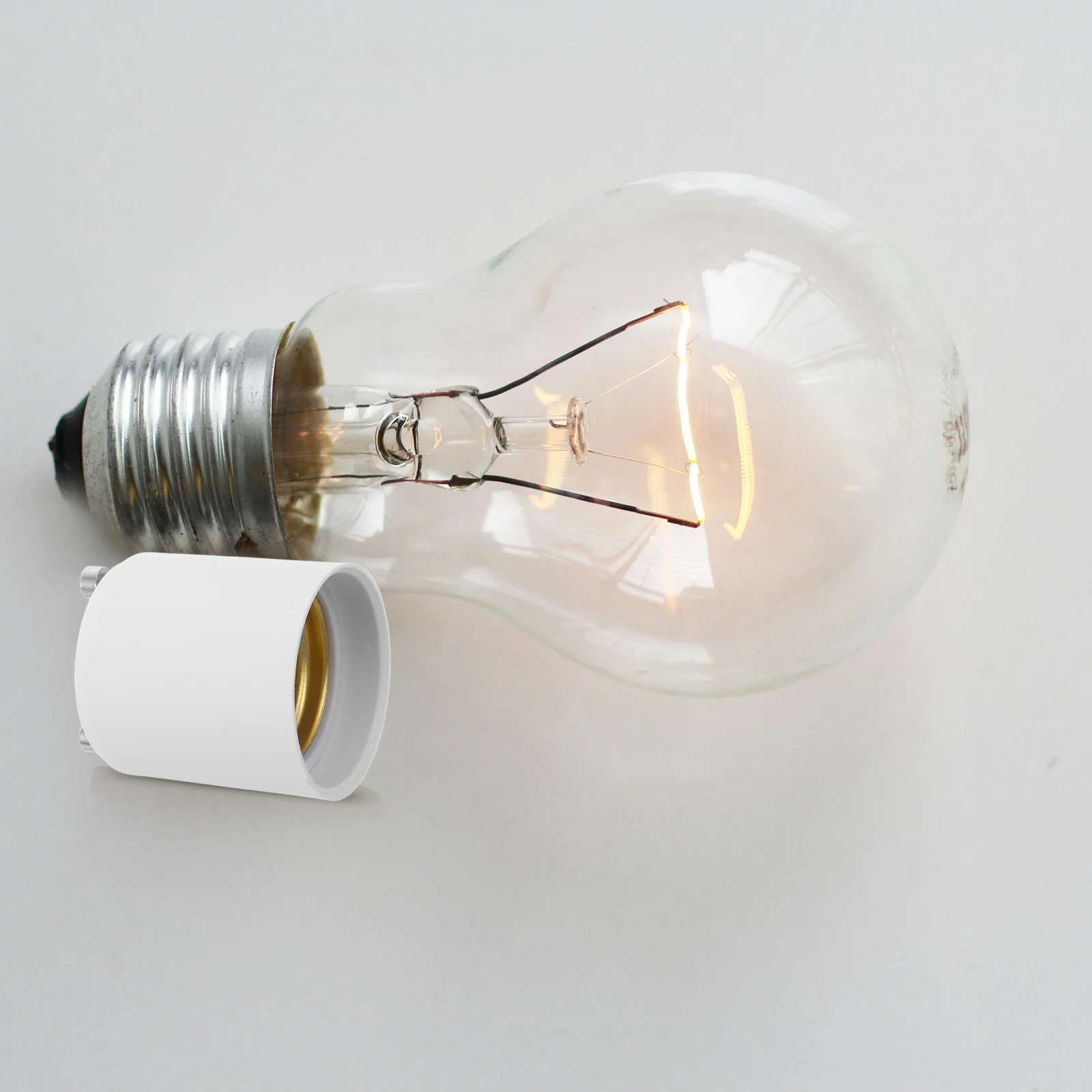 3 قطعة Gu24 إلى E26 E27 محول محول مقبس الإضاءة مقاومة للحرارة لمبة قاعدة محول للمنزل مكتب تركيبات الإضاءة التجزئة