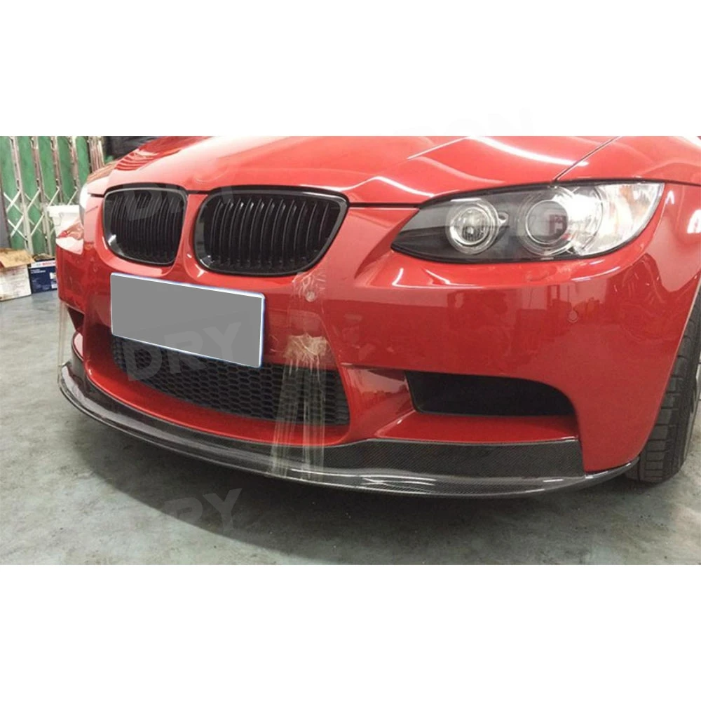 Carbon Fiber Front Bumper Lip Spoiler FRP Bumper Guard Accessories Body Kits for BMW 3 Series E92 E93 M3 2005-2011