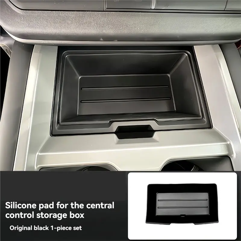 Portable Protective Pad Center Console Storage Box For Land Rover Defender 2025 90 110 130 L663 Car Accessories Black
