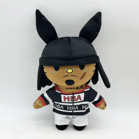 Hello Kitty jako Playboi Carti pluszowa lalka pluszowe zabawki nadziewane piękne dzieci chłopcy dziewczęta prezenty świąteczne