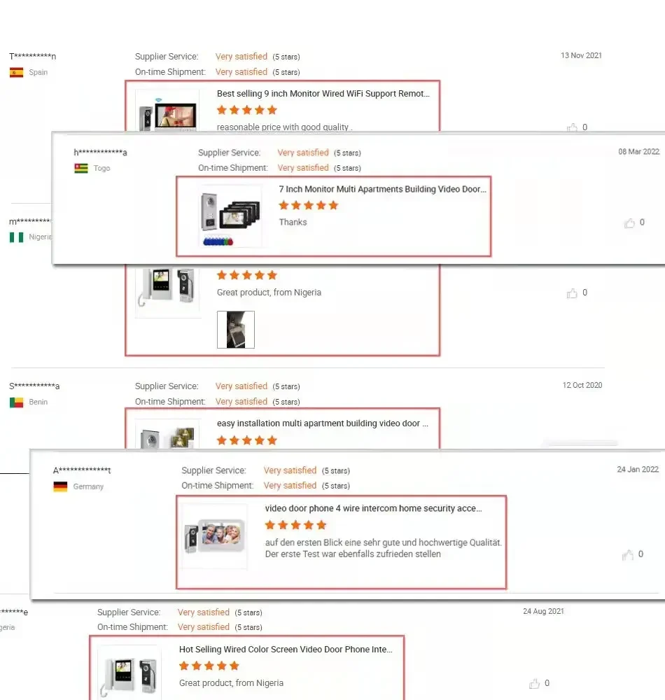 Oem Odm شقة متعددة مقاومة للماء Tuya Ip Poe فيديو باب الهاتف الداخلي مجموعة أندرويد لوحة مرئية نظام Doophone