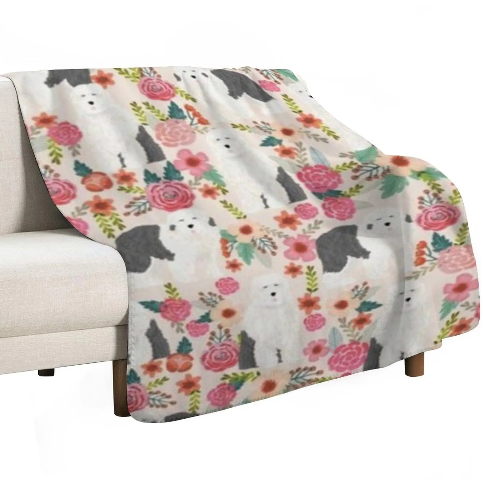 

OLD ENGLISH SHEEPDOG Throw Blanket Luxury St Baby funny gift Large Blankets