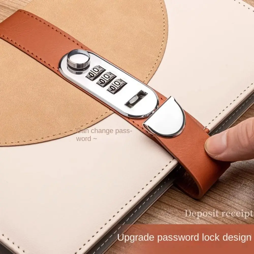 

Waterproof Fixed Deposit Book Multi Pockets Easy and Fun Deposit Book Holder with Password Lock Save Money
