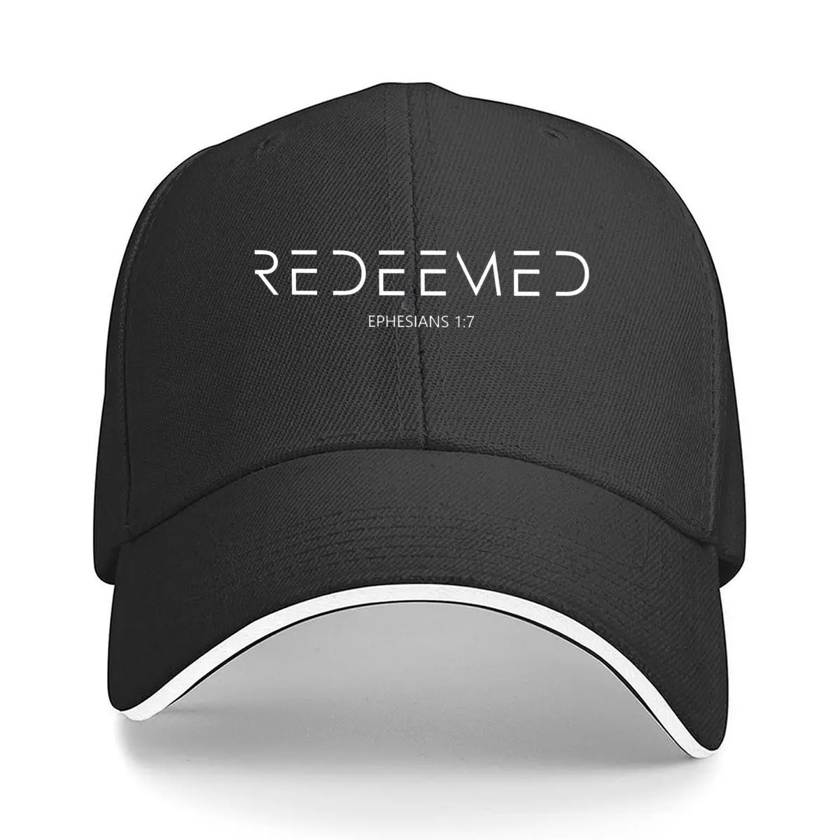 Casquette de baseball avec verset biblique chrétien sur la rédemption, Éphésiens