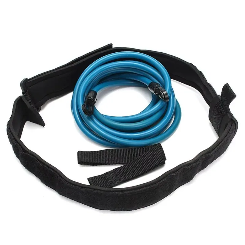 Adjustable   Training Resistance Belt Mesh Bag Children Adult Bungee Jumping Exerciser Belt Safety Swimming Training Equipment