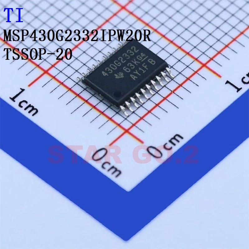 5PCSx MSP430G2332IPW20R TSSOP-20 TI Microcontroller