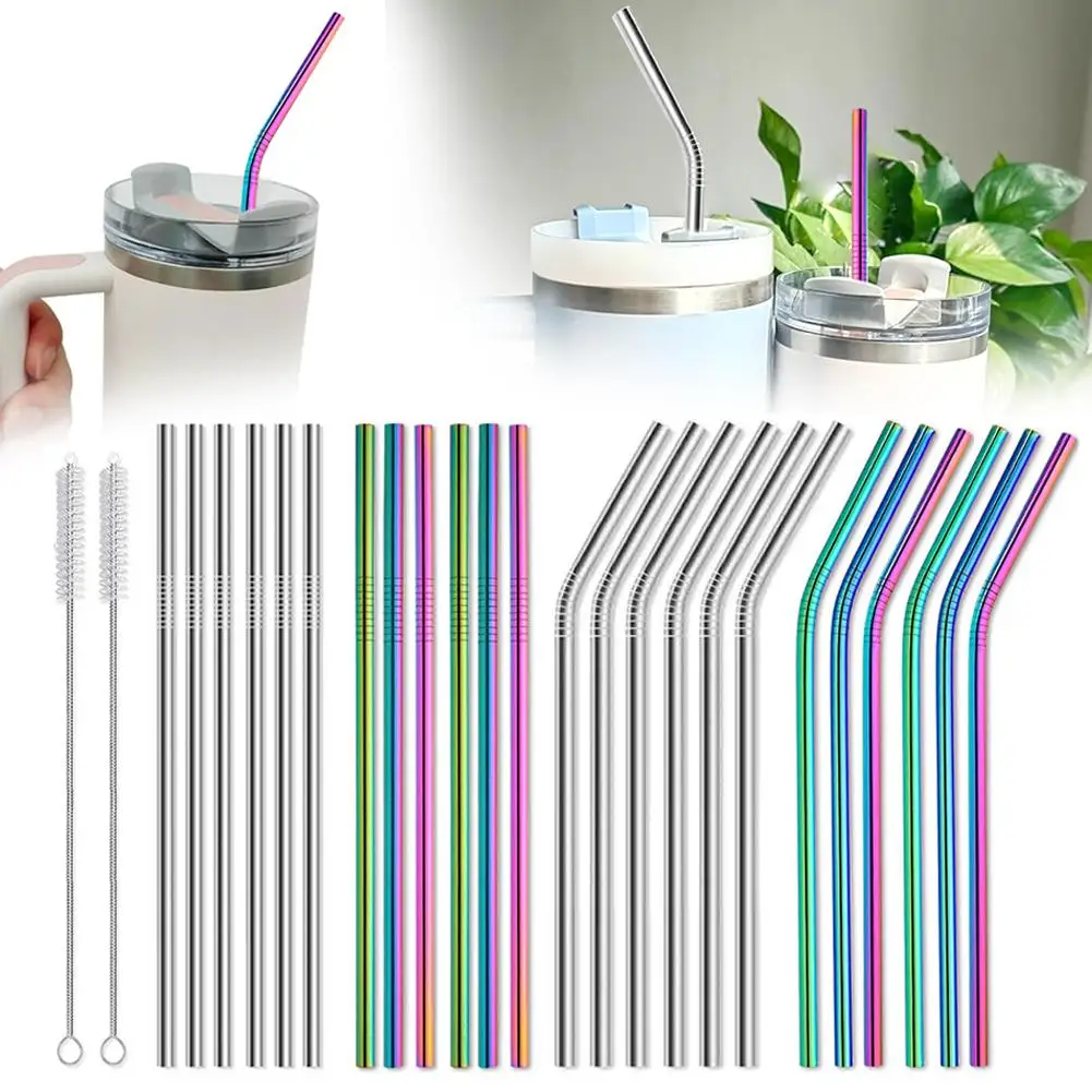 

Stainless Steel Straw for stanley Tumbler Reusable Environmental Protection Household Kitchen Accessories Supplies F5R5