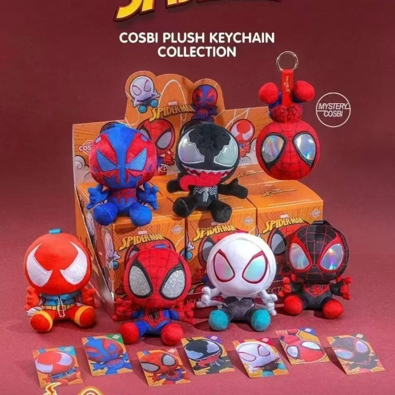 

Набор плюшевых подвесок HotToys Spider-Man COSBI в закрытой упаковке, серия Marvel Comics, кукла Веном, американская версия.