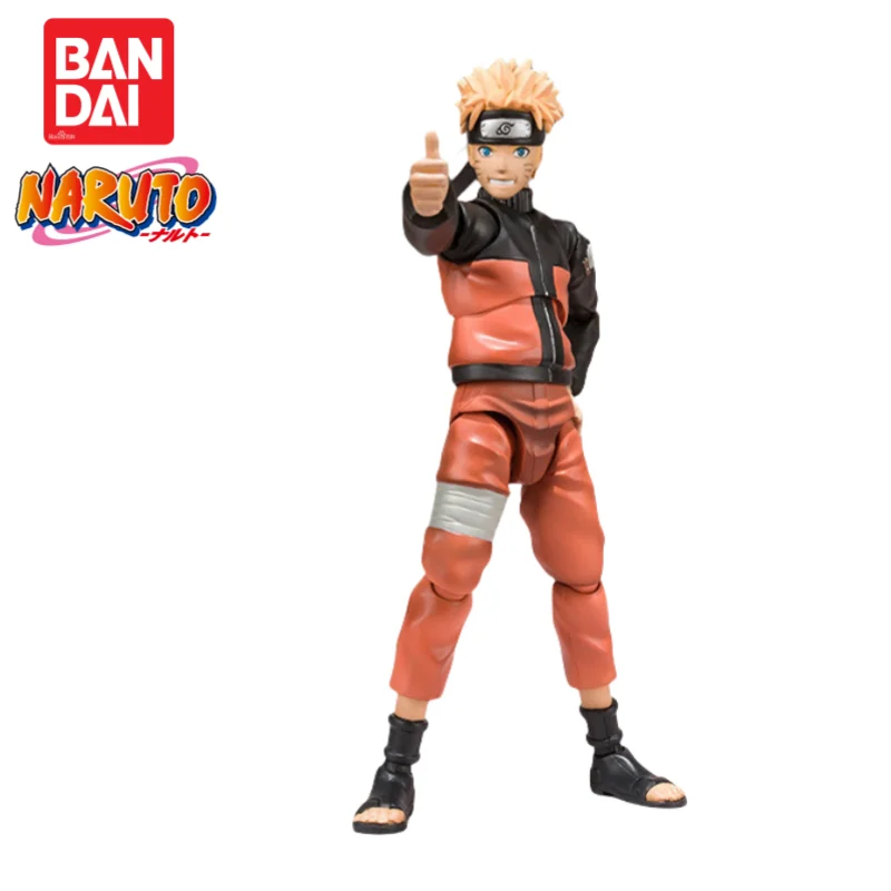 

In Stock Original Bandai Naruto S H Figuarts Uzumaki Naruto Anime Merchandise Action Figure Figurine Model Ornaments 100%genuine