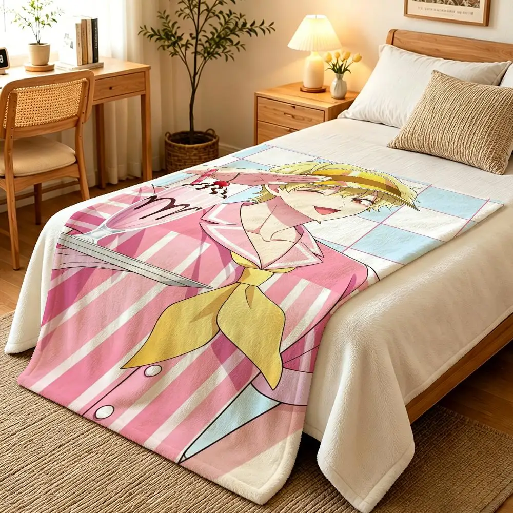 Anime Romance Tamon's B-Side Throw Blankets Soft Warm Flannel Blanket Bedding for Bed Living room Home Sofa