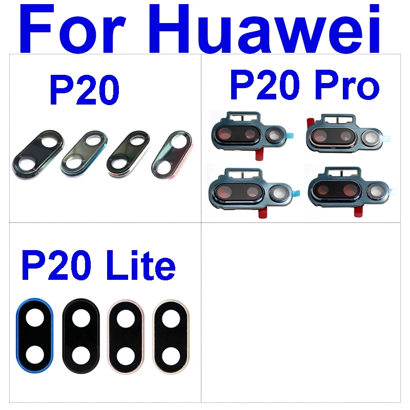 Rear Camera Lens Cover For Huawei P20 P20 Pro P20 Lite Back Glass Camera Frame Holder Protection Module with Lens Repair Parts