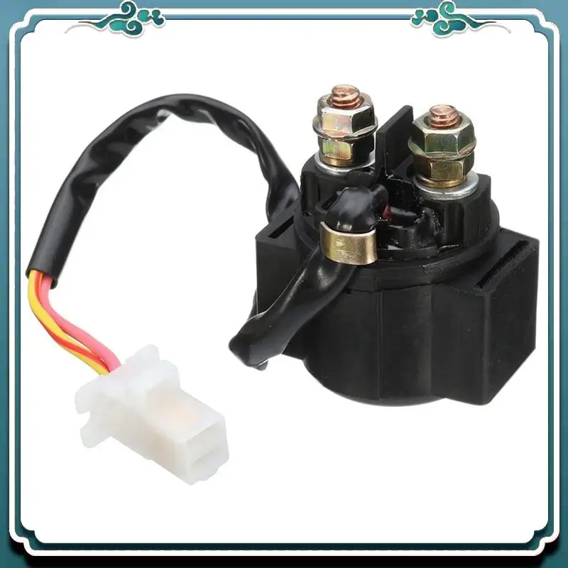 ABTU-Zwarte Motorfiets Elektrische Starter Solenoid Relais Schakelaars Voor Aprilia Rsv 1000 Tuono Mille Ap8112927 150 Amp