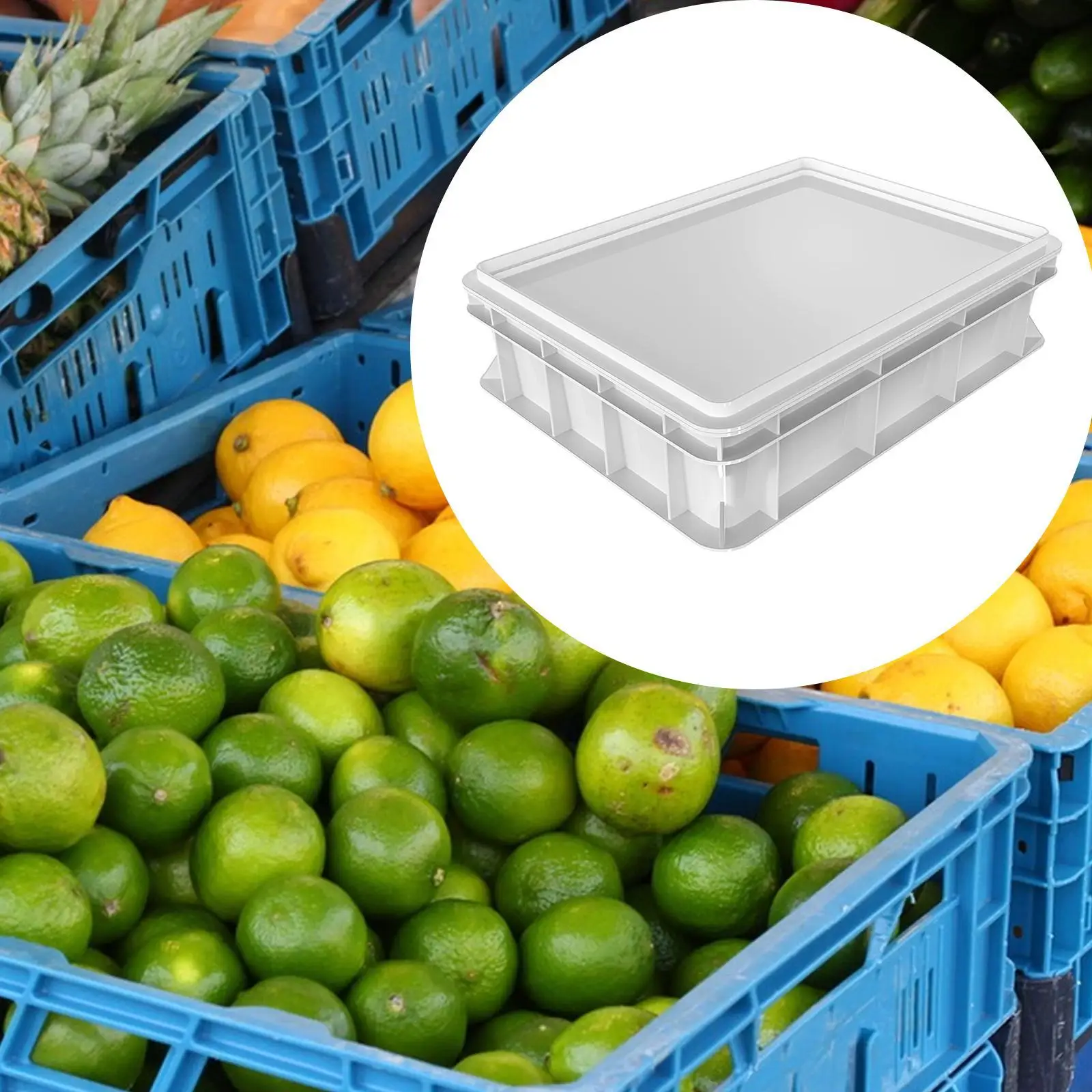 Pizzaschutzbox, Brotschutzbox, kommerzielle Qualität, 15,7 x 23,6 Zoll