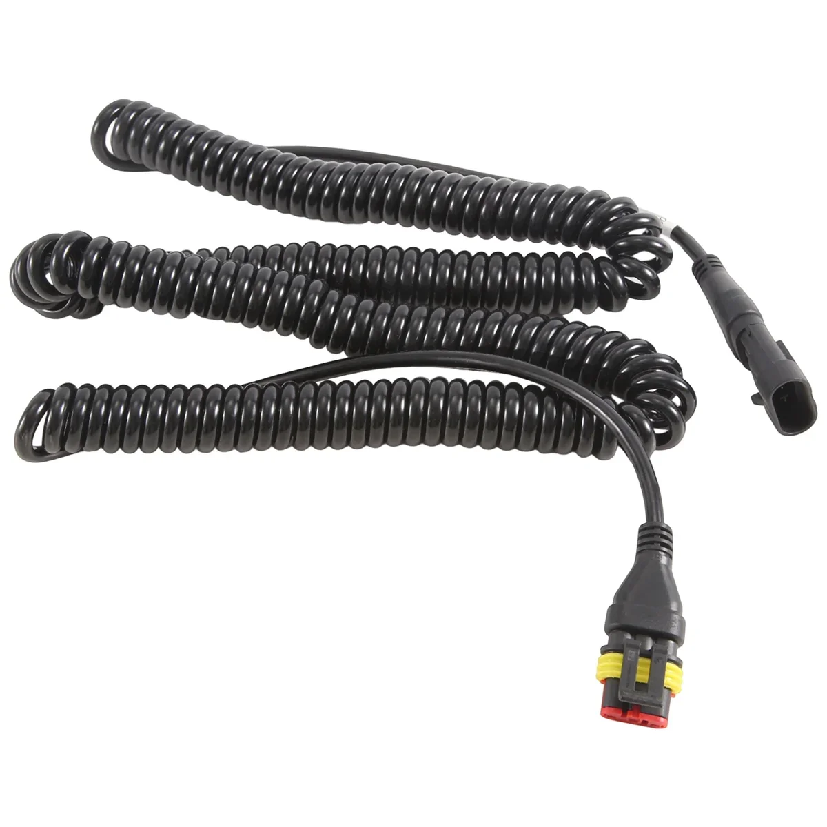 Cable de resorte de cámara de monitoreo de cuatro vías para CNHTC SINOTRUK SITRAK C7H para Howo T7, enchufe plano de tres orificios