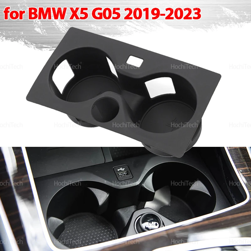 Anti-Slip Storage Box Water Cup Holder Anti Dirt Shock Absorbing Car Interior Accessorie for BMW X5 G05 2019 2020 2021 2022 2023