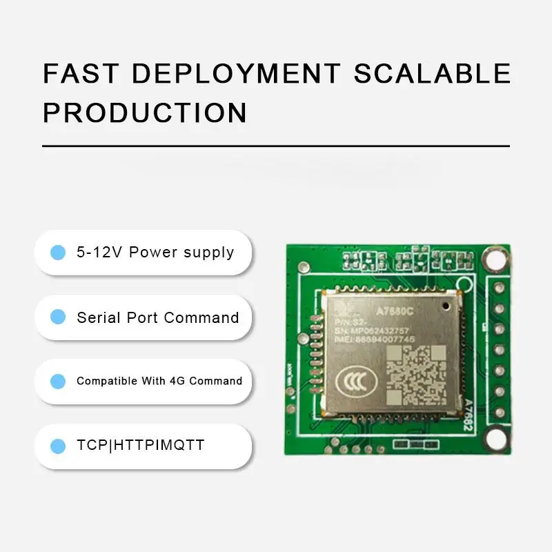 SIMcom LTE CAT1 A7680C CoreBoard com versão de dados versão GNSS