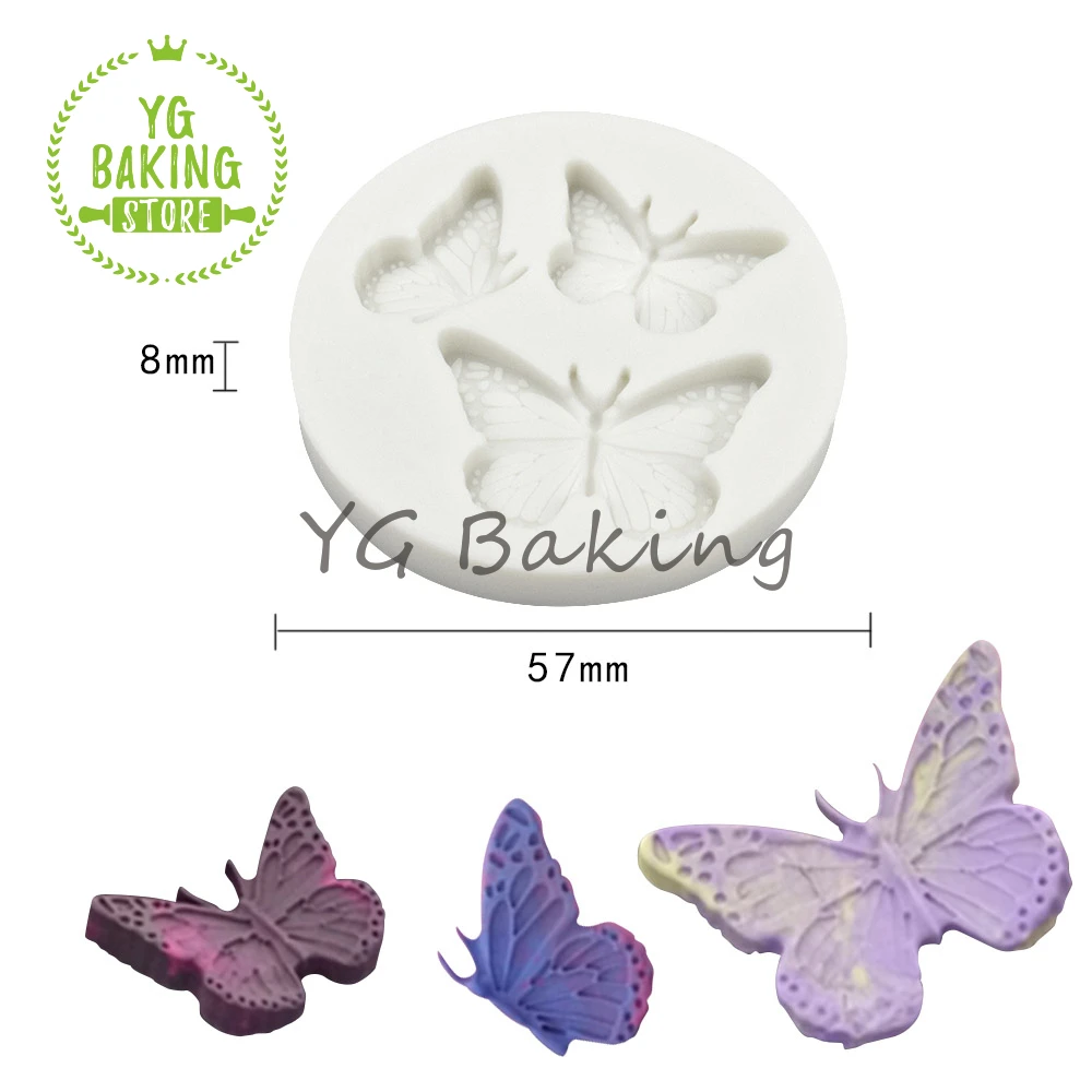 Dorica New Arrival Butterfly Silicone Mold Cake Decorating Tools Fondant Chocolate Cake Design Kitchen Accessories Baking Mould