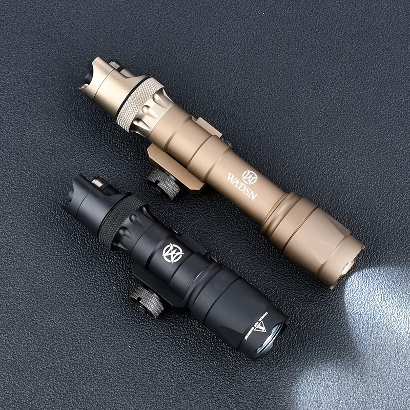 M300 M600 Air gun Tactical flashlight  metal tail cover dual function pressure switch White LED scout Hunting lantern light