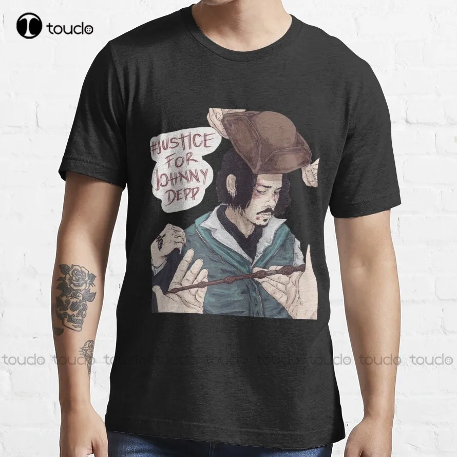 Justice For Johnny Depp Trial Trending T-Shirt Johnny Depp Fashion Creative Leisure Funny T Shirts Streetwear