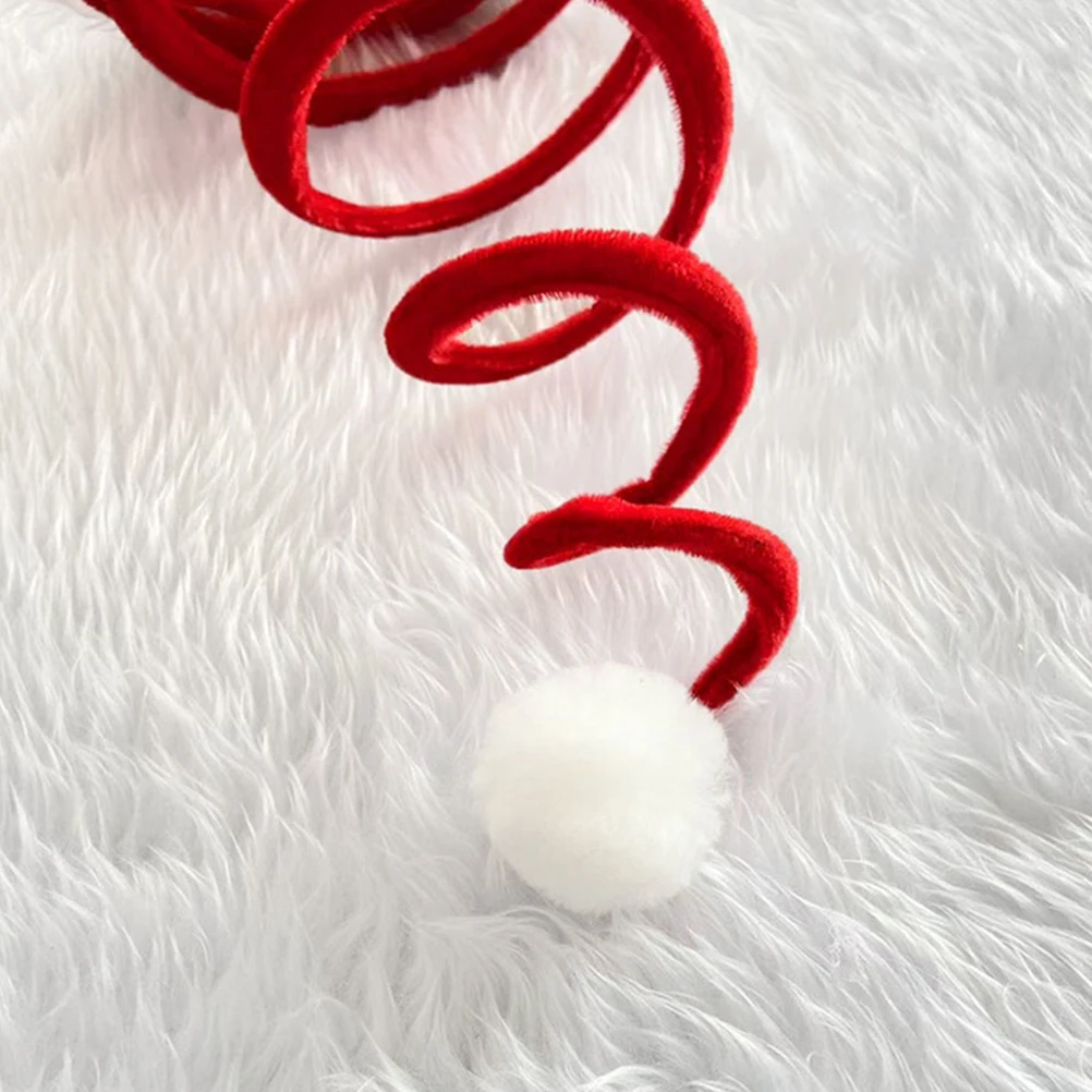 

Christmas Hat Headgear Red Cone Hats Kids Party Favor Lightweight Costume Prop Santa Hat Christmas Atmosphere Photography