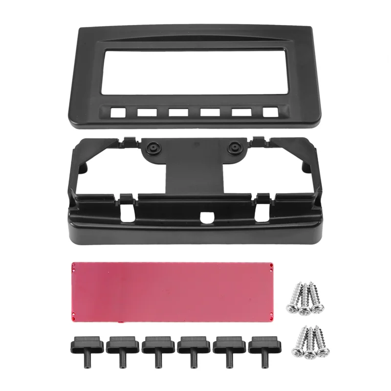 Car Radio DVD Middle Stereo Frame Panel Mounting Dash Bezel Fascia for Mitsubishi Pajero Sport Triton L200 Mornitor MID