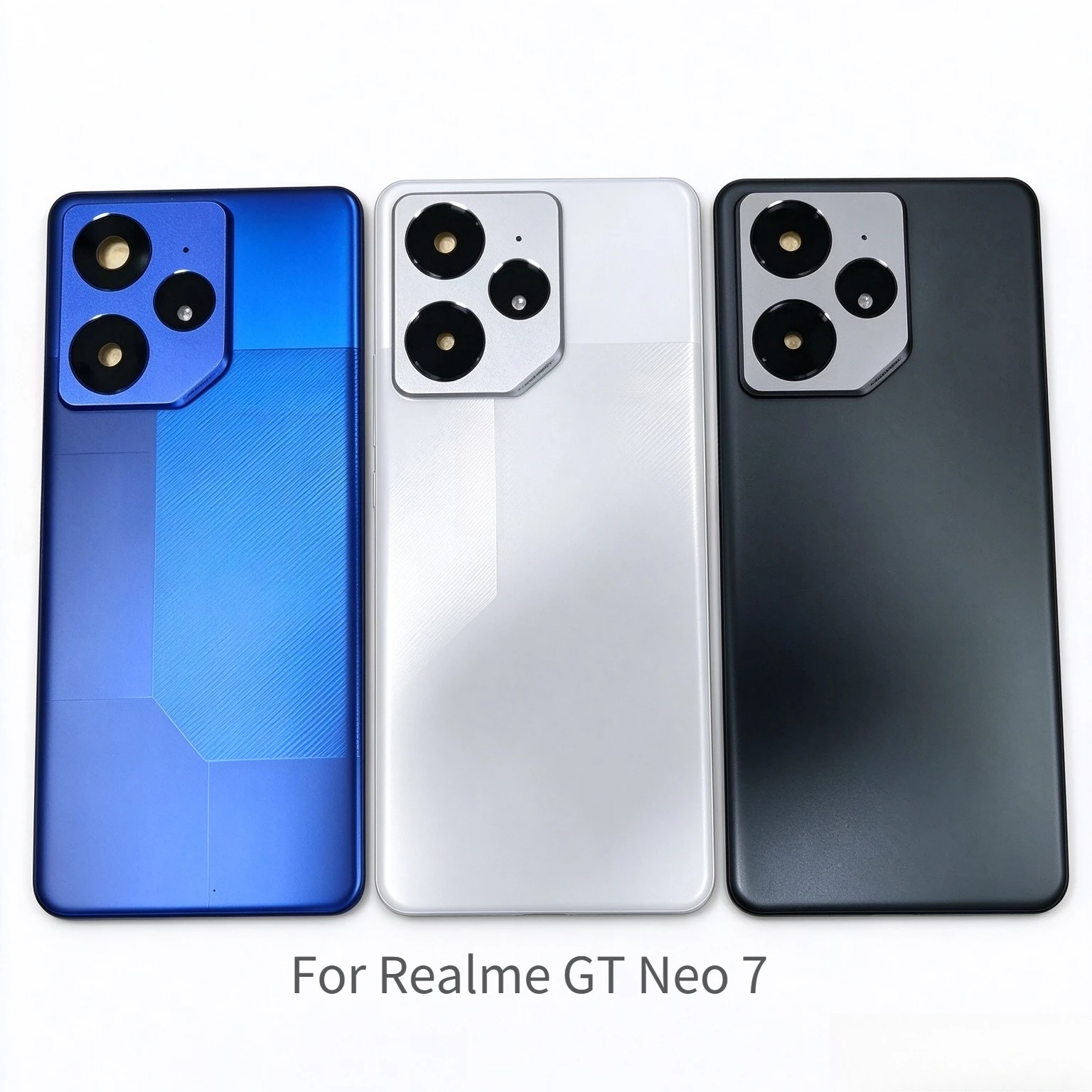 A+ Grade Neo7 Battery Back Cover Housing For Realme GT Neo 7, Replacement Rear Phone Lid With Adhesive & Camera Frame Glass Lens