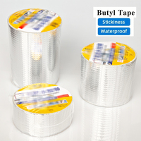 20cm Leak Repair Butyl Tape Waterproof Sealing Tape for Roof Flashing, Patching and Gutter, Boat, Duct, RV, Awning