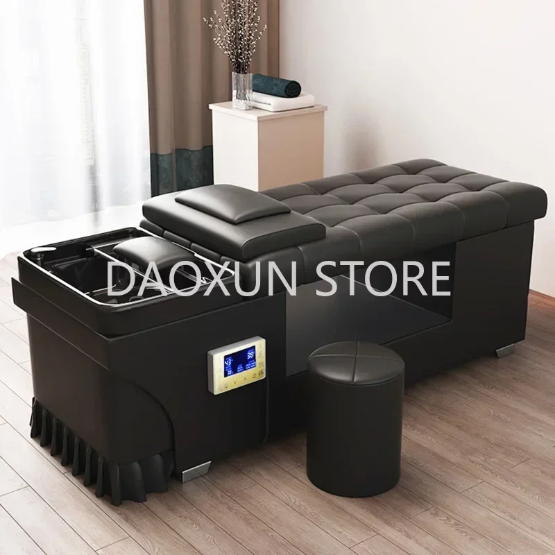 

Fumigation Shower Hair Washing Bed comfort Head Spa Shampoo Chair Salon Minimalistic massageador Beauty Salon Furniture MQ50XF