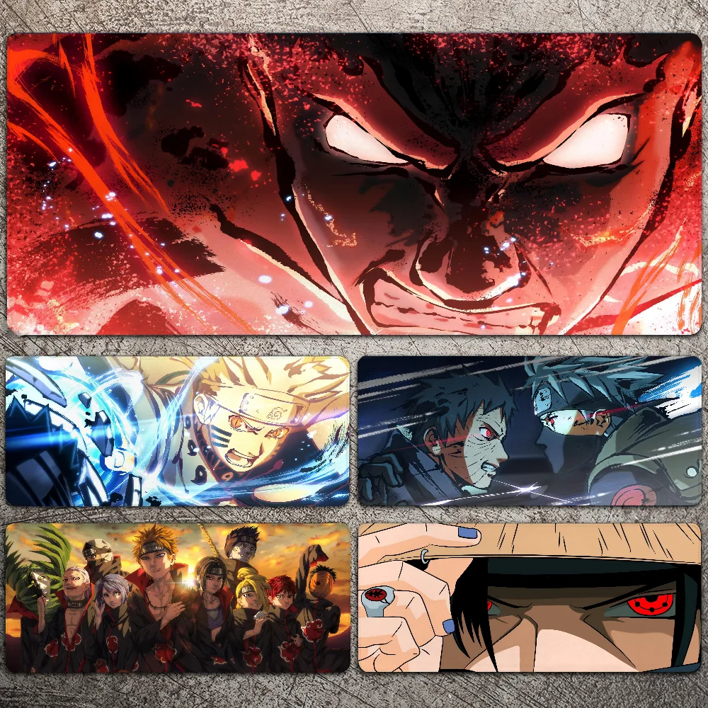 

N-naruto Mousepad Large Gaming Mouse Pad LockEdge Thickened Computer Keyboard Table Desk Mat