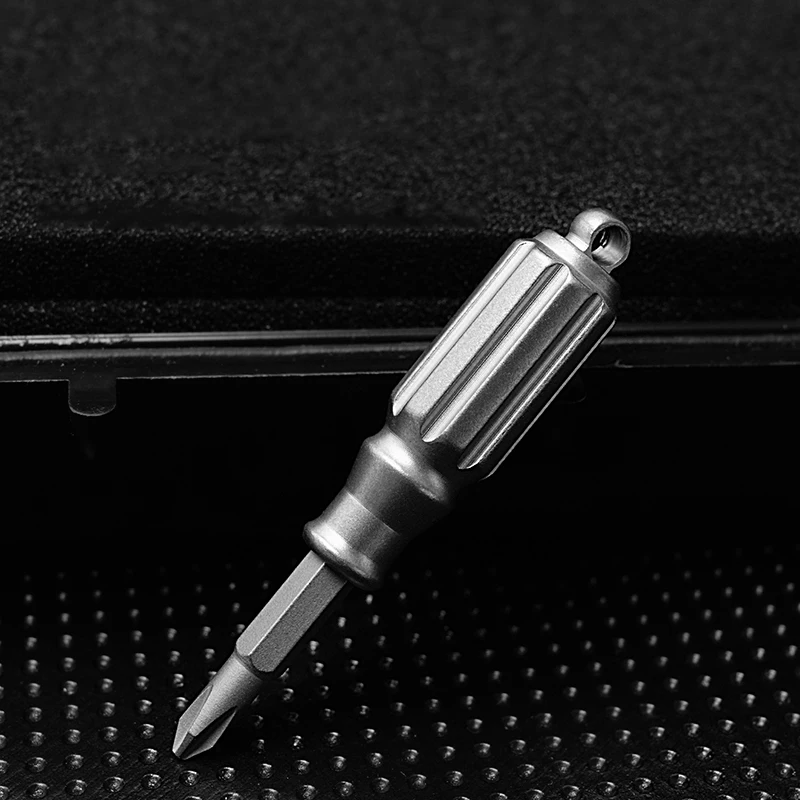 NEW Titanium Alloy Screwdriver High Hardness Bit EDC Riding Equipment Tungsten Head Broken Window Gadget