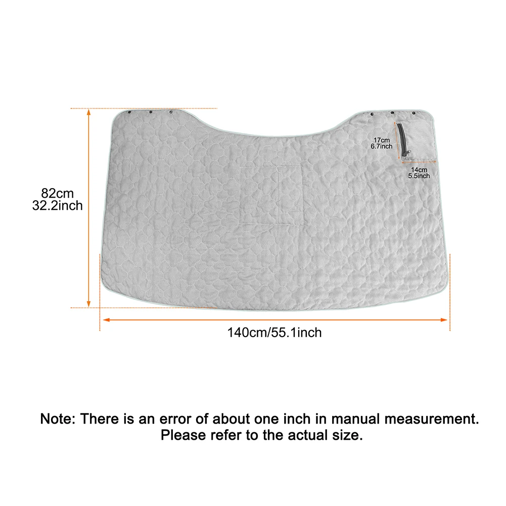 USB Heated Shawl Wearable Heated Poncho Throw 3 Heating Level Portable Poncho Wrap Heated Throw Blanket for Indoor Outdoor - Image 6