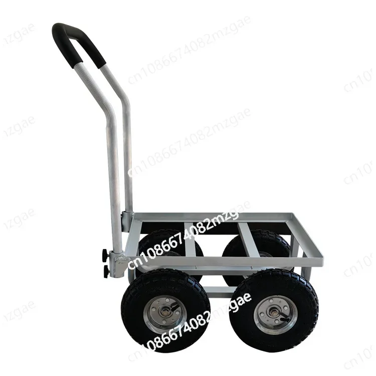 Multifunction Storage Trolley Cage Trolley Foldable Push Cart Bicycle Cargo Trailer Luggage Cart Hand Truck