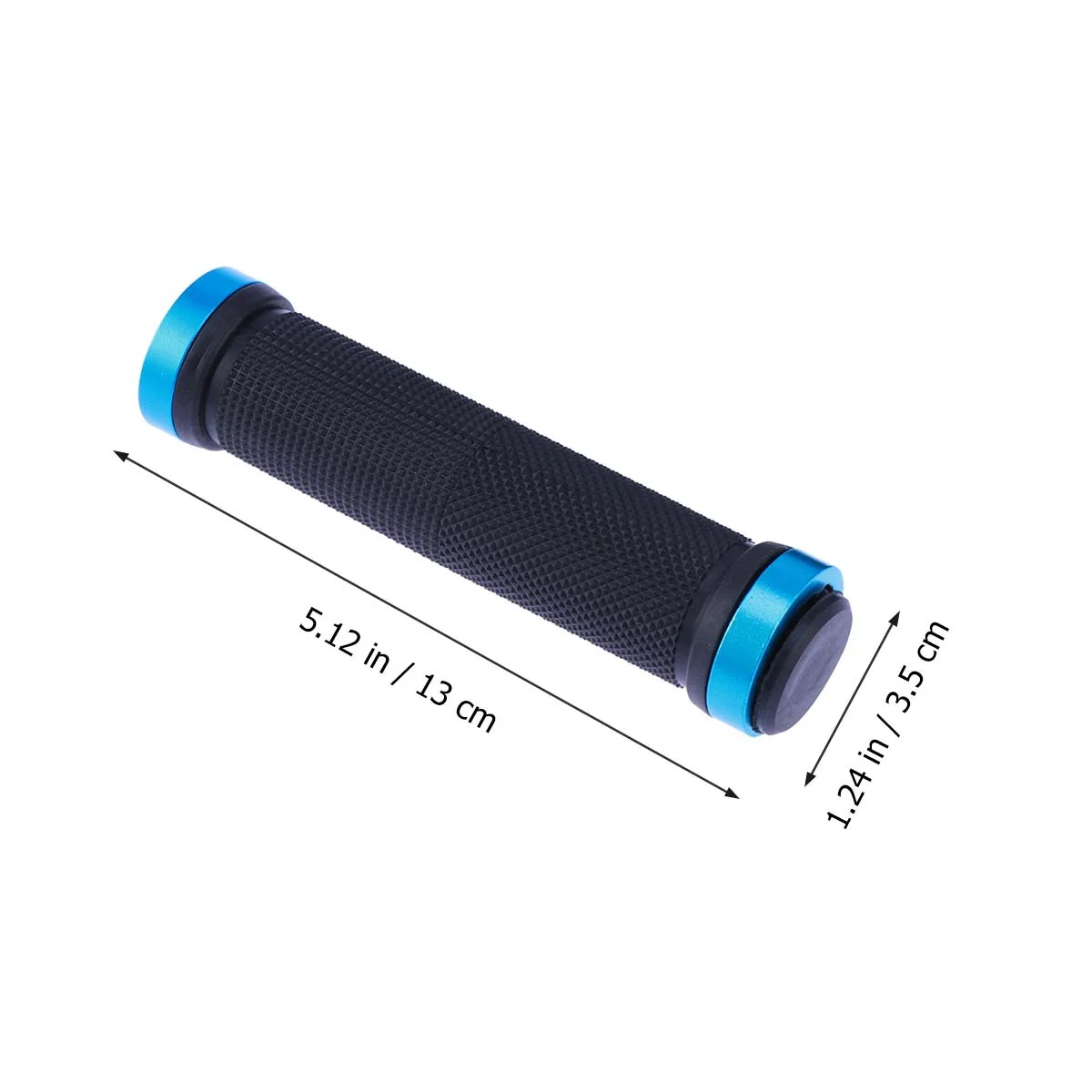 

A Pair Mountain Bike Double Lock Aluminum Alloy Antiskid Handle Sleeve Shock-Resistant Comfortable Soft-Grip Handlebar Grip Set