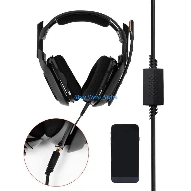 20CE كابل صوتية صوتية احترافية لـ A10 و A40 و A30 سماعات الرأس Crystal Clear Clear Close Sound 3.5Aux Line #2