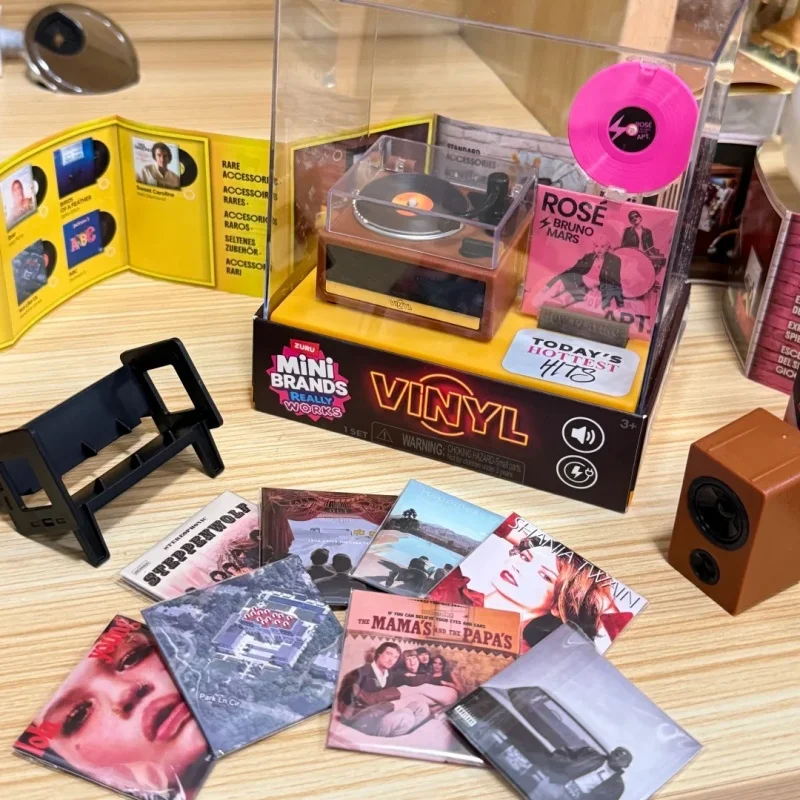 

New ZURU Mini Vinyl Really Works Plays Music Series Blind Box Playable Records appropriate Gift for Music Lovers and Collector