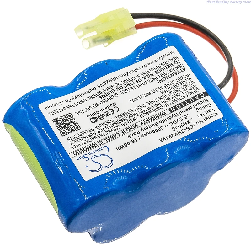 6.0V 3000mAh Vacuum Cleaner Battery XB2940 for Shark V2940C V2940CFS V1940 V2940 +TOOL