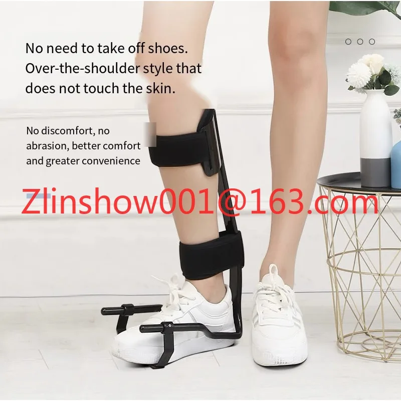 Orthopedic Protective Leg Rehabilitation Gear Stroke Hemiplegia Inversion Eversion Ankle Device Foot Drop Correction Cane