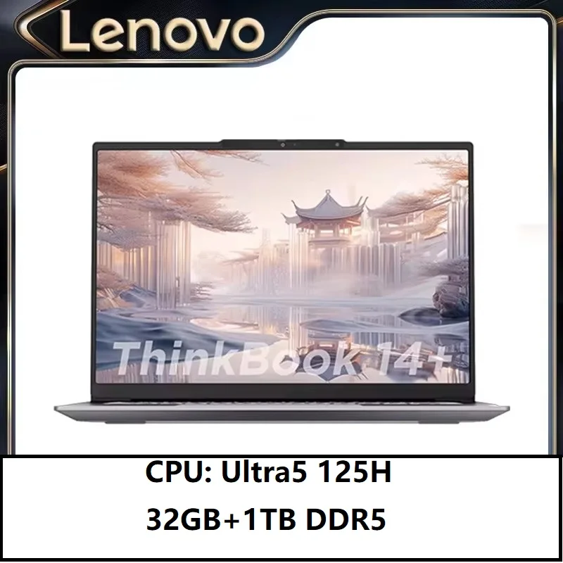 

Ноутбук Lenovo ThinkBook 14 + 2024 Itel Ultra 5 125H 32 ГБ 1 ТБ DDR5 14,5 дюйма 3K 120 Гц дисплей компьютер офисный ноутбук тонкий ПК