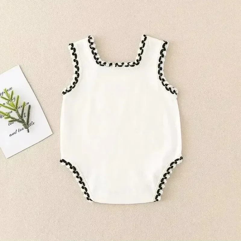 Summer Newborn Baby Girl Clothes Cute Flower Suspenders Rompers Toddler Girls Kawaii Jumpsuit Baby Onesie Bodysuit 0-3y