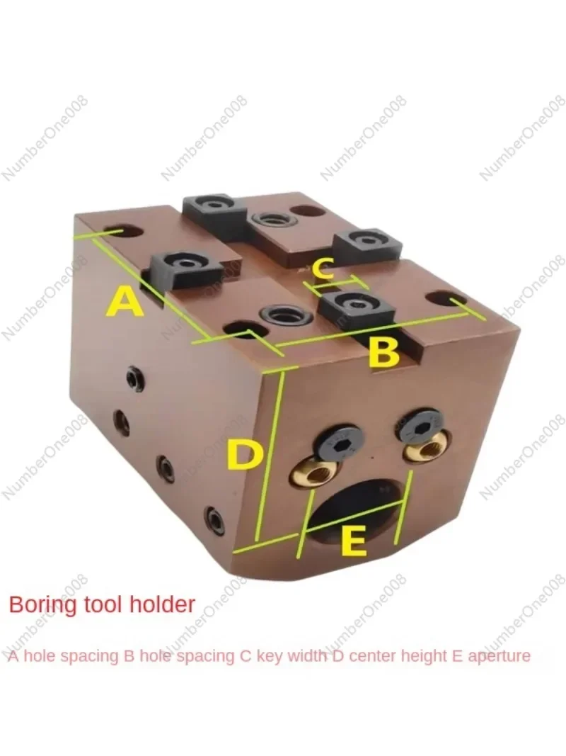 Bmt40/45/55/65 Turn Milling Composite Inner Diameter Hole Boring Cutter-Seat Tool Tower Outer Round End Fixed Tool Holder CNC