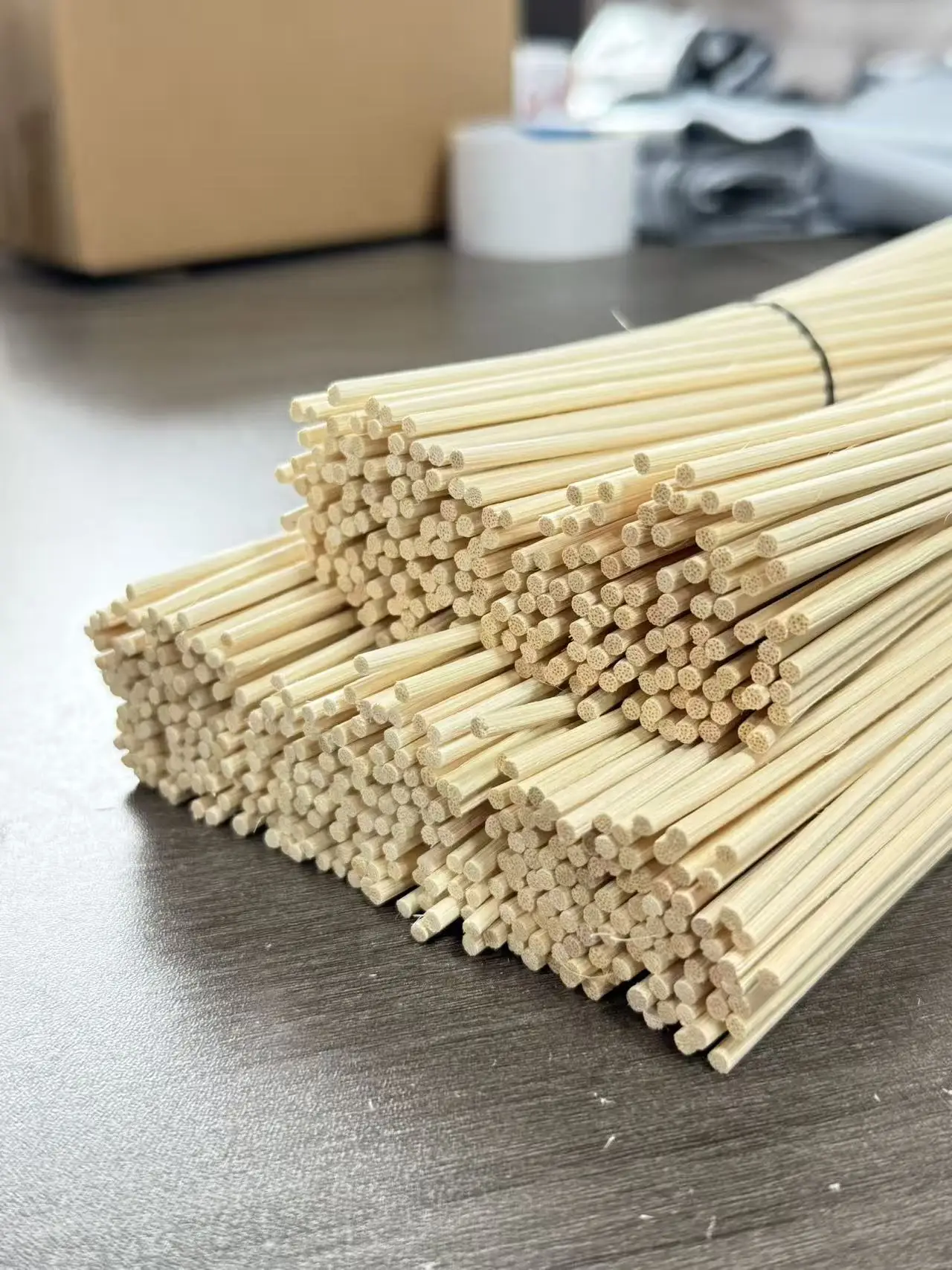 500PCS 3MM x 40/30/25/22/20CM Natural Reed Fragrance Aroma Oil Diffuser Rattan Sticks, Perfume volatile Rods For Home Decor