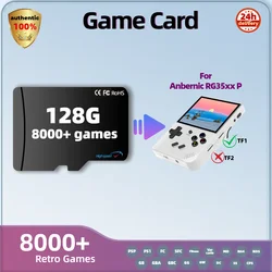 TF Card For Anbernic RG35XX Plus P H Console Memory Each Classic Retro Game Has Cover PSP PS1 Portable Handheld Plug&Play 128G