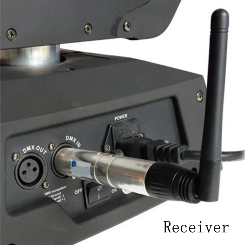 جهاز استقبال ضوء المرحلة اللاسلكية ، DMX512 وحدة التحكم ، الارسال ، جهاز الإرسال والاستقبال اللاسلكي مع قابس الولايات المتحدة ، دائم ، سهل الاستخدام ، وحدة تحكم