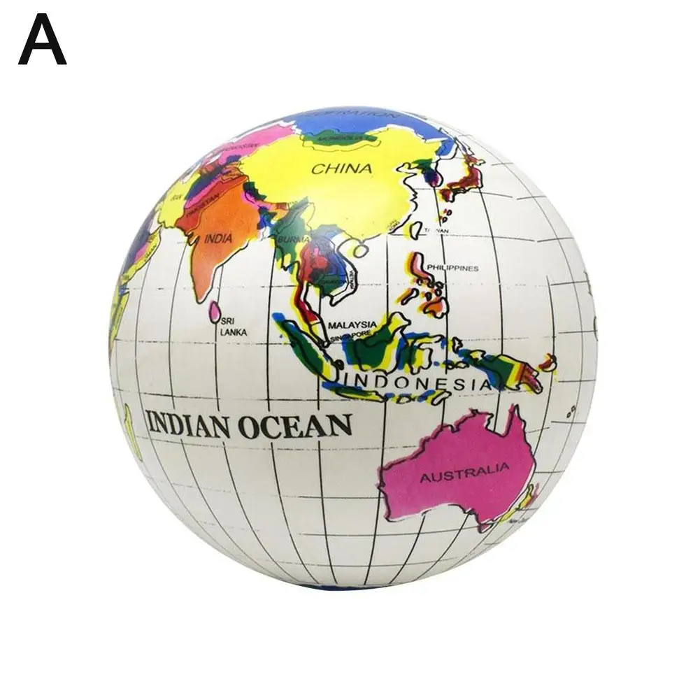 Aufblasbarer Globus, Strandball, Spielzeug, 12/16 Zoll Karte, pädagogischer Geographie-Lehrballon für Kinder und Erwachsene, kreatives Geschenk – Detail 3