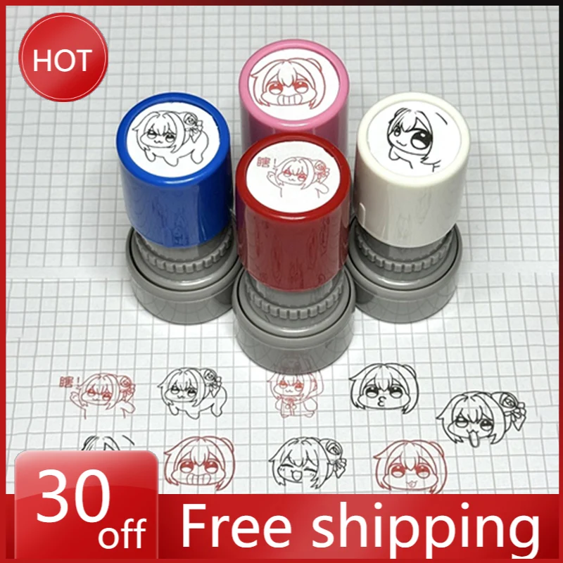 

5cm NIKKE Doro Nikke Characters Funny Expressions Photosensitive Seal Q Version Cute Anime Game Series Holiday Gift Children Toy