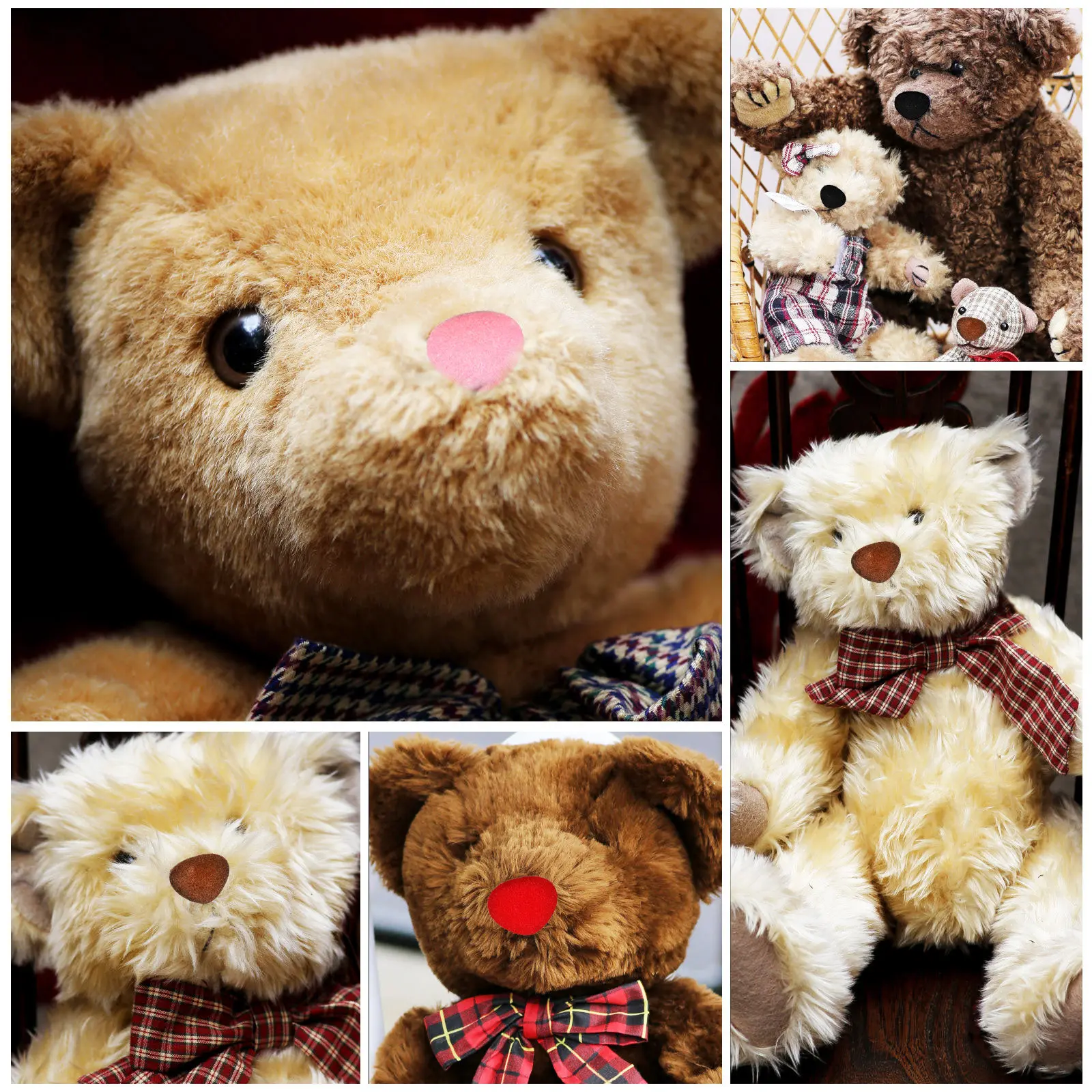 

70 Sets Safety Noses for Plastic Reusable Nose Accessories for Bear Stuffed Animals Puppets DIY Craft Safety