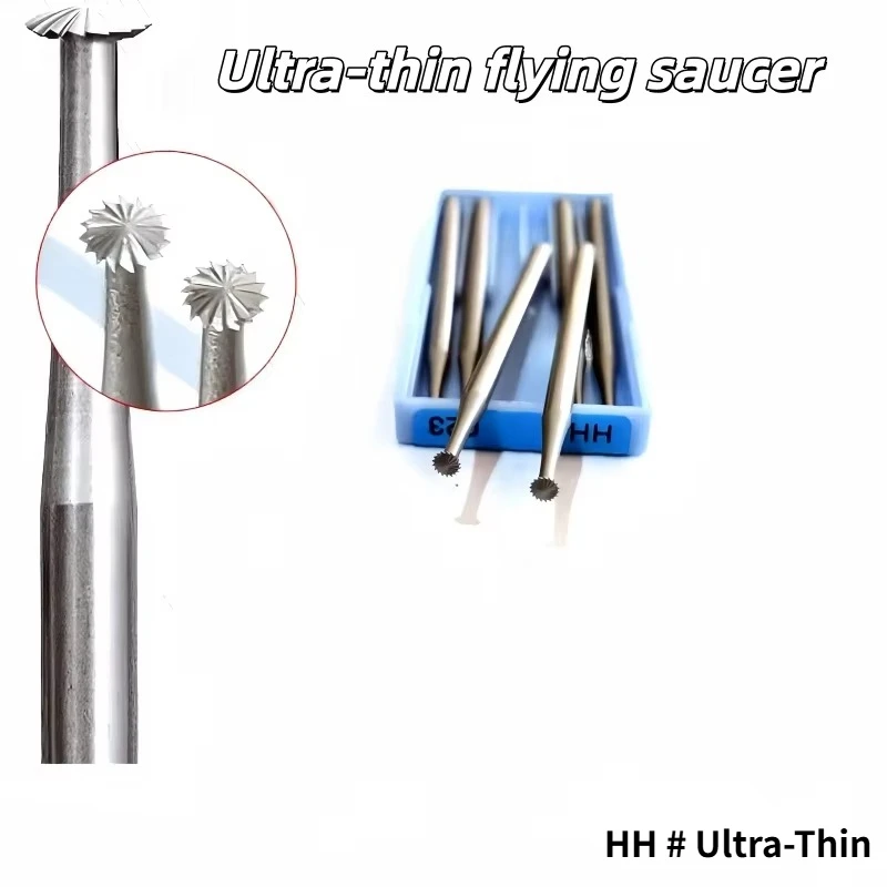 HH# 2.35mm Shank Blue Box Ultra-Thin Flying Disc Bit-Engraving &Grinding Tool for Jewelry/Nut Carving  Processing