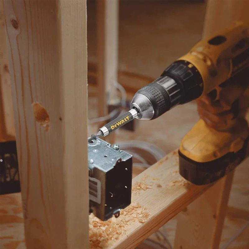 DEWALT DW2054 دليل محرك مغناطيسي مدمج مثقاب عرافة عرقوب 6.35 مللي متر مفك كهربائي مدمج ذاتي التراجع دليل كم