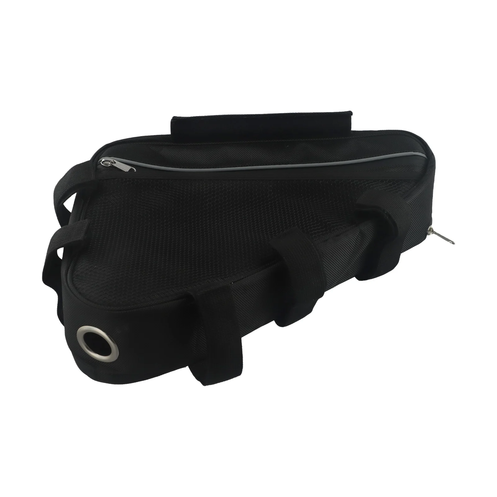 

Outdoor Experience Black Triangle Battery Bag Splash-Resistant Exterior User-Friendly Design Ample Storage Space