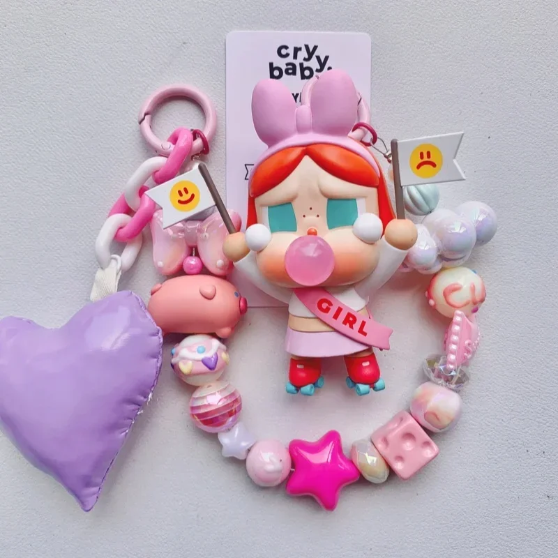 Crybaby Cruise Series Mobile Phone Pendant Anime Handmade Keychain Phone Chain Bag Pendant Doll Birthday Kawaii  Gift For Friend